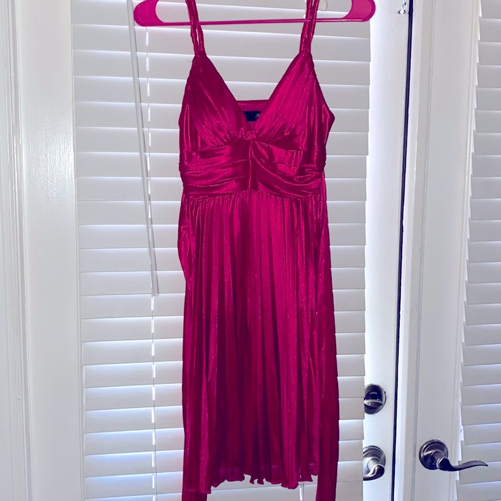 City Triangles Pink Silky Dress // SZ S